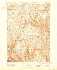 preview thumbnail of historical topo map of Franklin County, MA in 1945