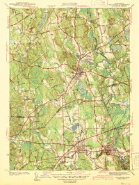 Download a high-resolution, GPS-compatible USGS topo map for Holliston, MA (1942 edition)