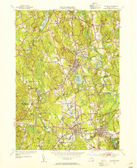 Download a high-resolution, GPS-compatible USGS topo map for Holliston, MA (1954 edition)
