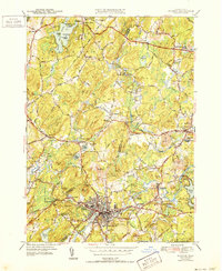preview thumbnail of historical topo map of Middlesex County, MA in 1943