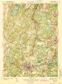 Download a high-resolution, GPS-compatible USGS topo map for Hudson, MA (1943 edition)