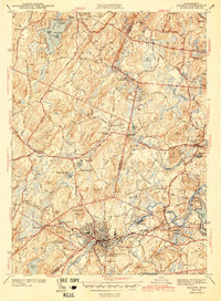Download a high-resolution, GPS-compatible USGS topo map for Hudson, MA (1943 edition)