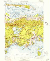 Download a high-resolution, GPS-compatible USGS topo map for Hyannis, MA (1956 edition)