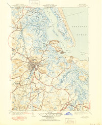 Download a high-resolution, GPS-compatible USGS topo map for Ipswich, MA (1951 edition)