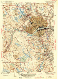 Download a high-resolution, GPS-compatible USGS topo map for Lawrence, MA (1944 edition)