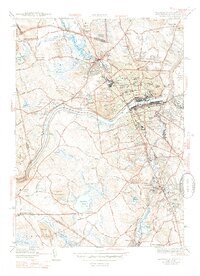 preview thumbnail of historical topo map of Lawrence, MA in 1944