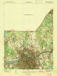 preview thumbnail of historical topo map of Lowell, MA in 1941