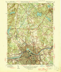 preview thumbnail of historical topo map of Lowell, MA in 1946