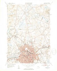 preview thumbnail of historical topo map of Lowell, MA in 1950