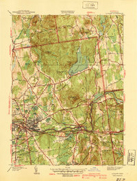 preview thumbnail of historical topo map of Hampden County, MA in 1939