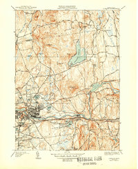 preview thumbnail of historical topo map of Hampden County, MA in 1944