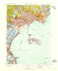 Download a high-resolution, GPS-compatible USGS topo map for Lynn, MA (1955 edition)