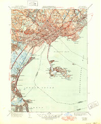 Download a high-resolution, GPS-compatible USGS topo map for Lynn, MA (1950 edition)