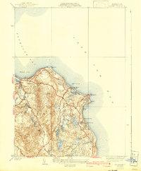 Download a high-resolution, GPS-compatible USGS topo map for Manomet, MA (1942 edition)
