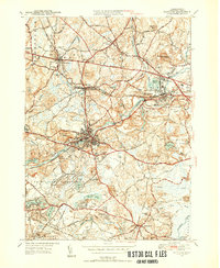 Download a high-resolution, GPS-compatible USGS topo map for Maynard, MA (1952 edition)
