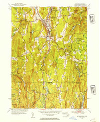 preview thumbnail of historical topo map of Hampden County, MA in 1953
