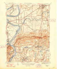 preview thumbnail of historical topo map of Hampshire County, MA in 1941