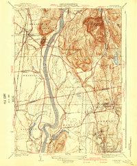 preview thumbnail of historical topo map of Franklin County, MA in 1941