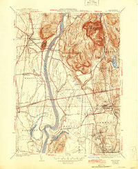 Download a high-resolution, GPS-compatible USGS topo map for Mt Toby, MA (1945 edition)