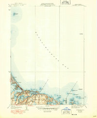 Download a high-resolution, GPS-compatible USGS topo map for Nantasket, MA (1949 edition)