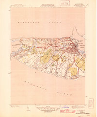 Download a high-resolution, GPS-compatible USGS topo map for Nantucket, MA (1945 edition)