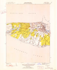 Download a high-resolution, GPS-compatible USGS topo map for Nantucket, MA (1951 edition)