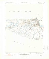 preview thumbnail of historical topo map of Nantucket County, MA in 1951