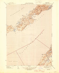 Download a high-resolution, GPS-compatible USGS topo map for Naushon Island, MA (1946 edition)