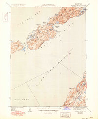 Download a high-resolution, GPS-compatible USGS topo map for Naushon Island, MA (1949 edition)
