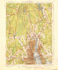 Download a high-resolution, GPS-compatible USGS topo map for New Bedford North, MA (1941 edition)