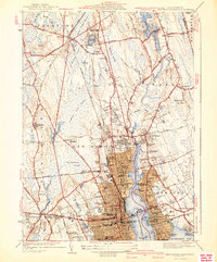 preview thumbnail of historical topo map of Bristol County, MA in 1941