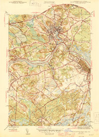 preview thumbnail of historical topo map of Essex County, MA in 1944