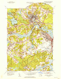 Download a high-resolution, GPS-compatible USGS topo map for Newburyport West, MA (1953 edition)