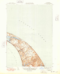 Download a high-resolution, GPS-compatible USGS topo map for North Truro, MA (1948 edition)