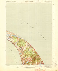 Download a high-resolution, GPS-compatible USGS topo map for North Truro, MA (1944 edition)