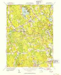 preview thumbnail of historical topo map of Bristol County, MA in 1951