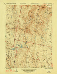 preview thumbnail of historical topo map of Franklin County, MA in 1948