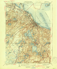 Download a high-resolution, GPS-compatible USGS topo map for Plymouth, MA (1942 edition)