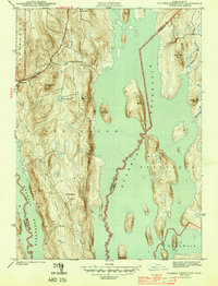 preview thumbnail of historical topo map of Franklin County, MA in 1944
