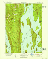preview thumbnail of historical topo map of Franklin County, MA in 1952