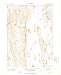 preview thumbnail of historical topo map of Franklin County, MA in 1952