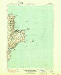 Download a high-resolution, GPS-compatible USGS topo map for Rockport, MA (1950 edition)