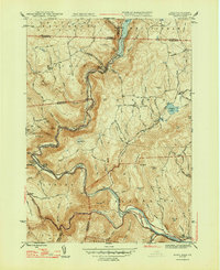 preview thumbnail of historical topo map of Franklin County, MA in 1947