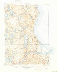 1940 Map of Sagamore, 1942 Print