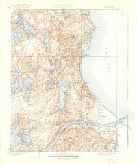 1940 Map of Sagamore, 1942 Print