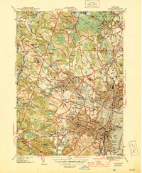 preview thumbnail of historical topo map of Salem, MA in 1944