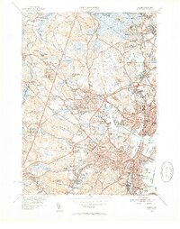 preview thumbnail of historical topo map of Salem, MA in 1949
