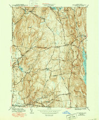 preview thumbnail of historical topo map of Franklin County, MA in 1943