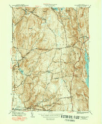 preview thumbnail of historical topo map of Franklin County, MA in 1943