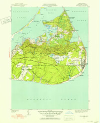 Download a high-resolution, GPS-compatible USGS topo map for Siasconset, MA (1951 edition)